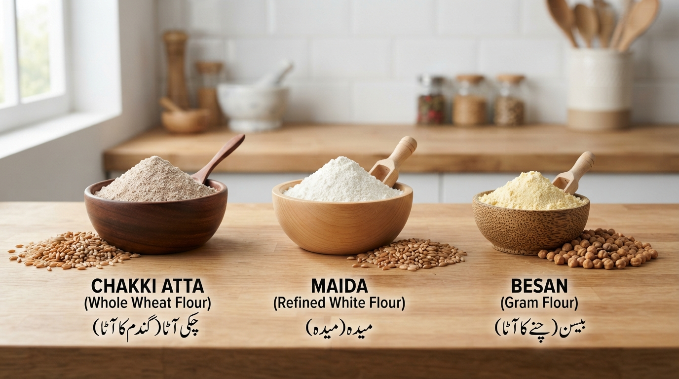 Atta and Flour
