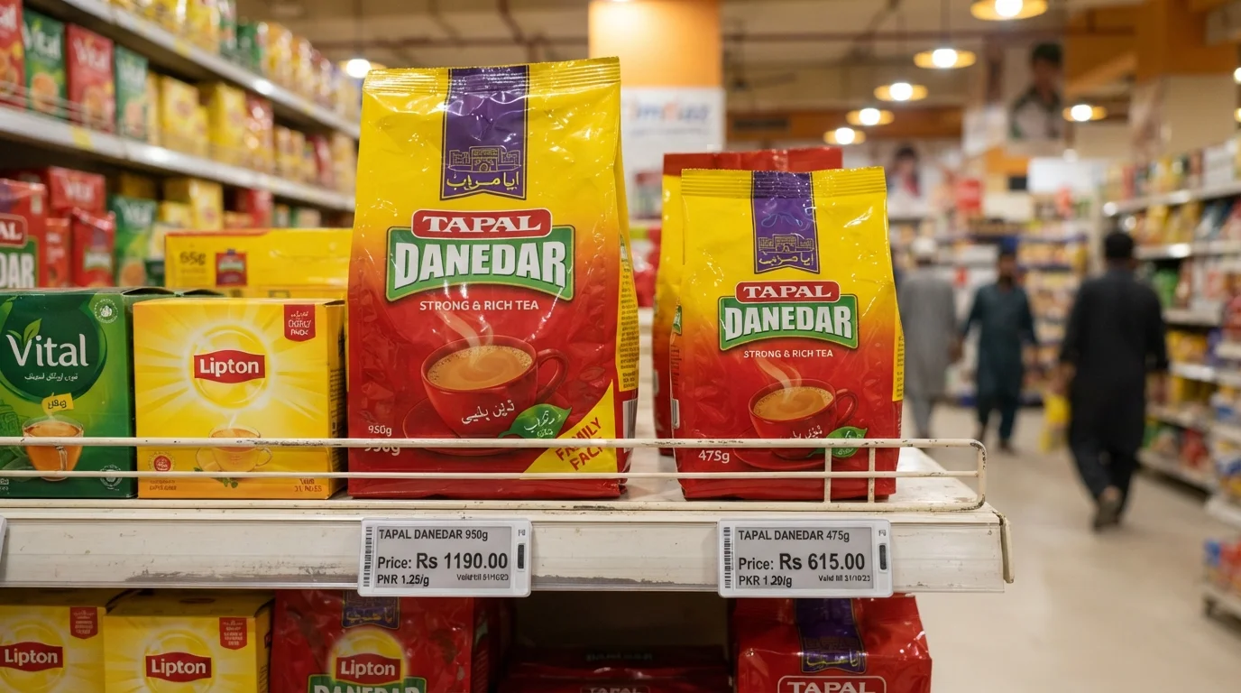 Comparing Tapal tea prices by pack size
