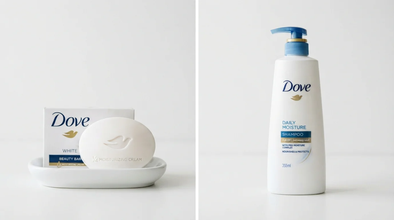 Dove Soap and Dove Shampoo