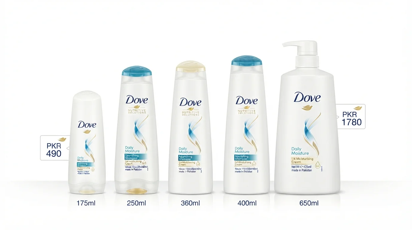 How Much Is Dove Shampoo in Pakistan