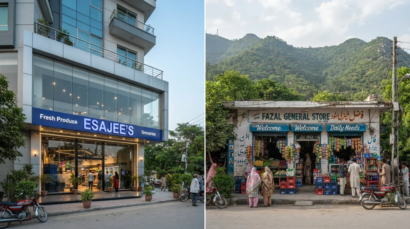 Supermarkets vs Grocery Stores in F-6 Markaz
