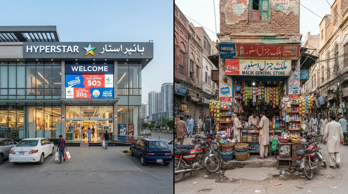 Supermarkets vs Local Grocery Stores in Lahore