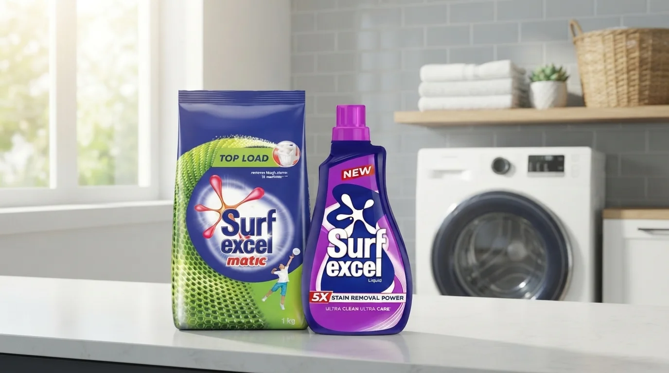 Surf Excel Powder vs Liquid Detergent