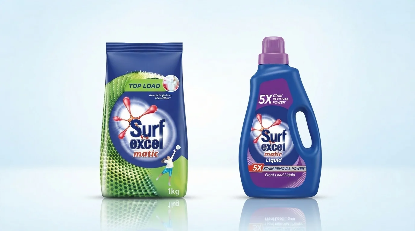 Surf Excel Powder vs Liquid Price