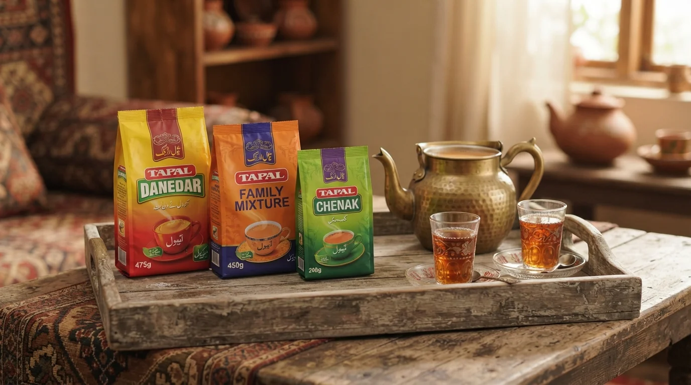 Tapal tea products in Pakistan