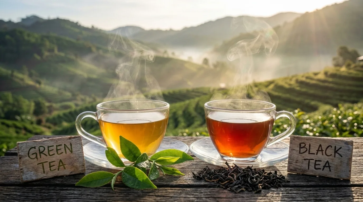 Black Tea vs Green Tea