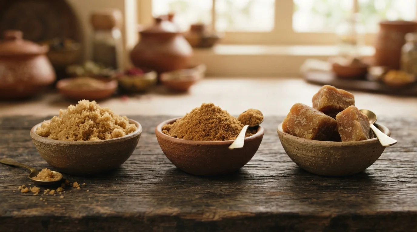 Brown Sugar vs Desi Shakar vs Gur
