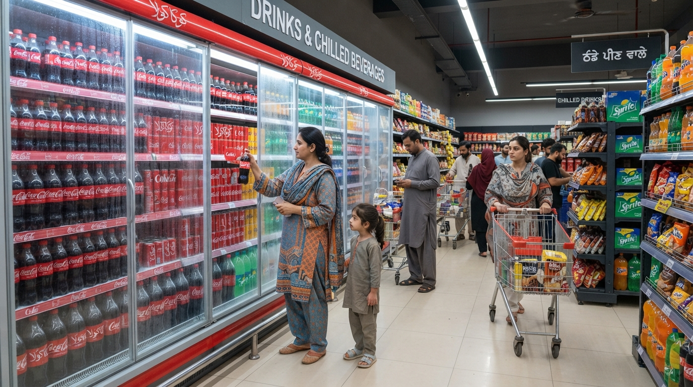 Coca-Cola in Pakistani Grocery Stores