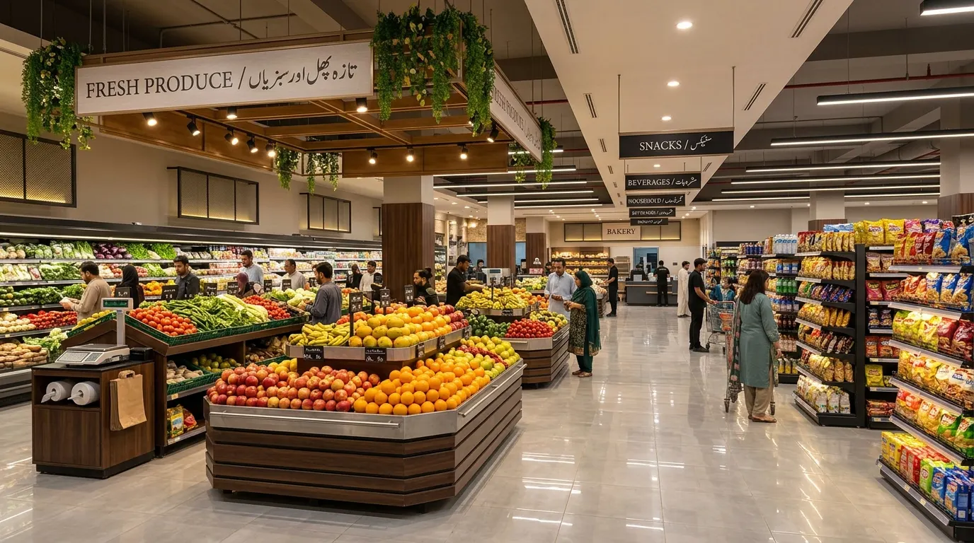 Grocery Stores in Bahria Town Lahore at a Glance