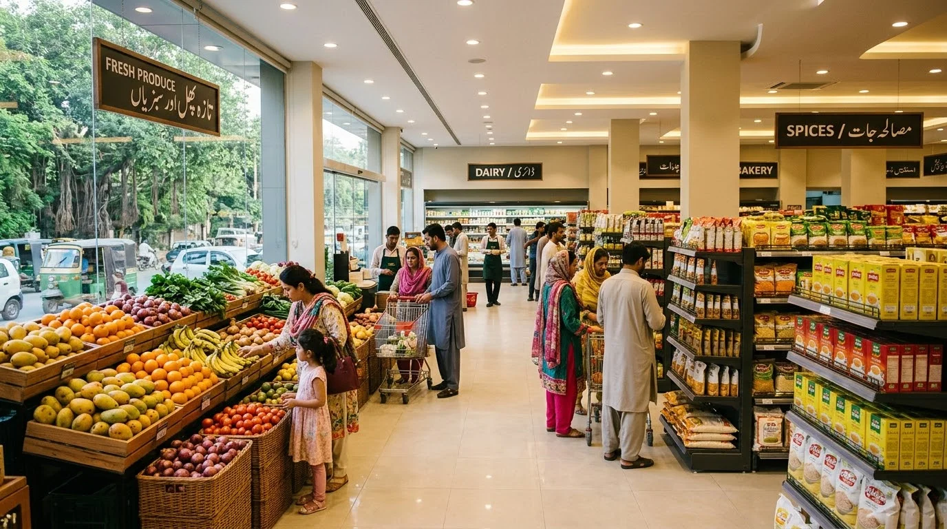 Grocery Stores in Model Town