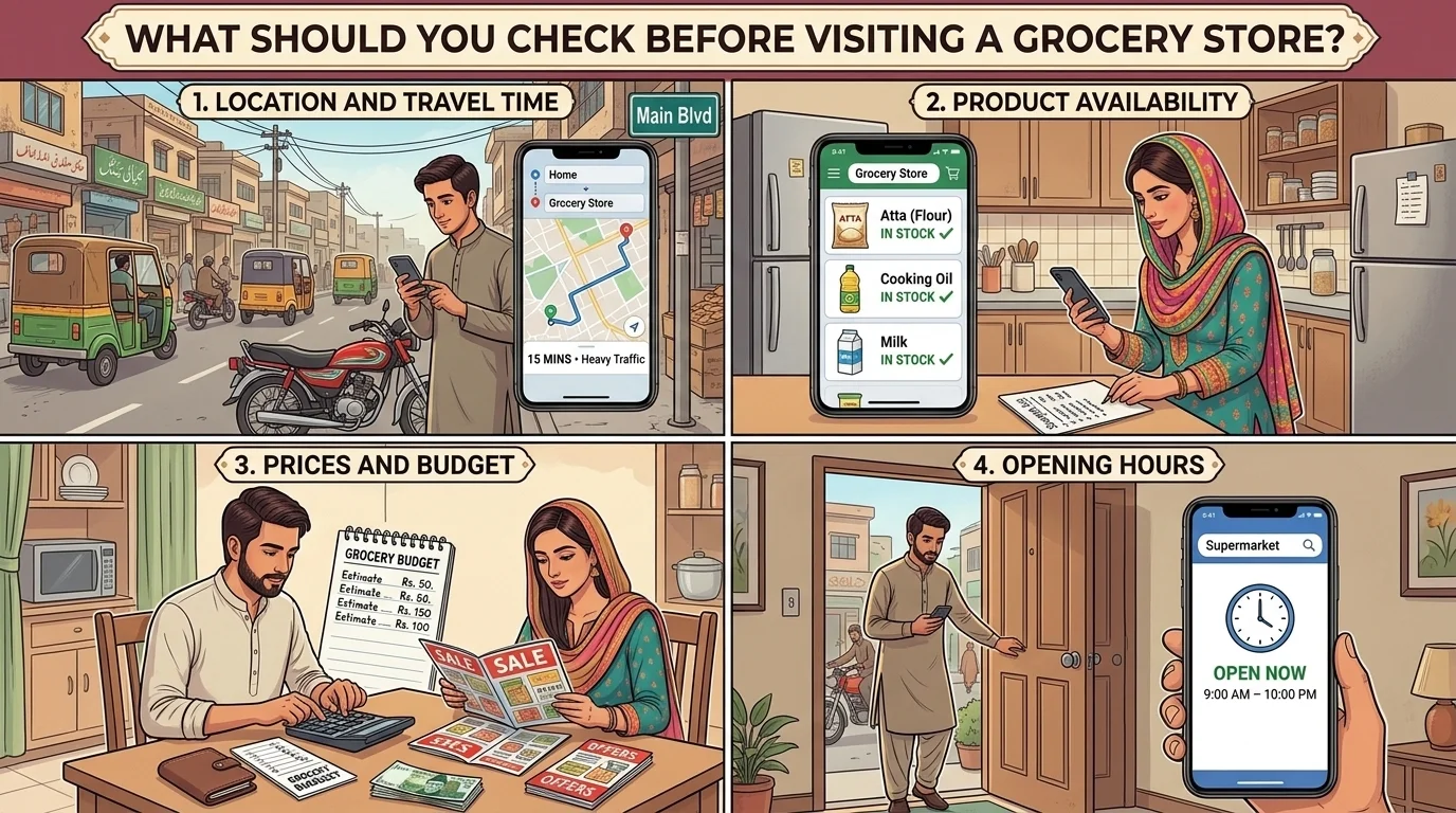 What Should You Check Before Visiting a Grocery Store