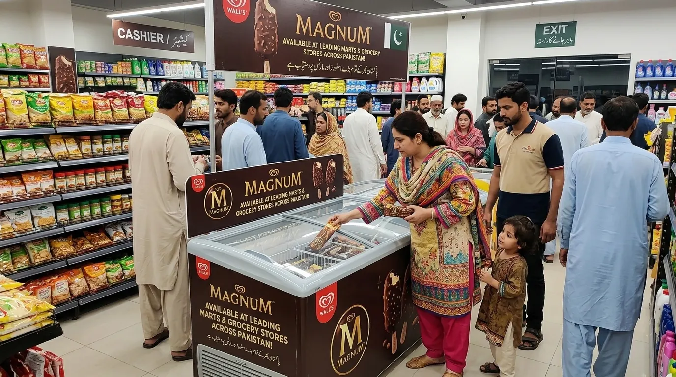 Where Can You Buy Magnum Ice Cream in Pakistan
