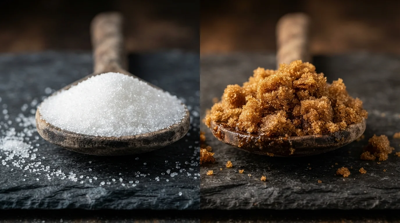 White Sugar vs Brown Sugar
