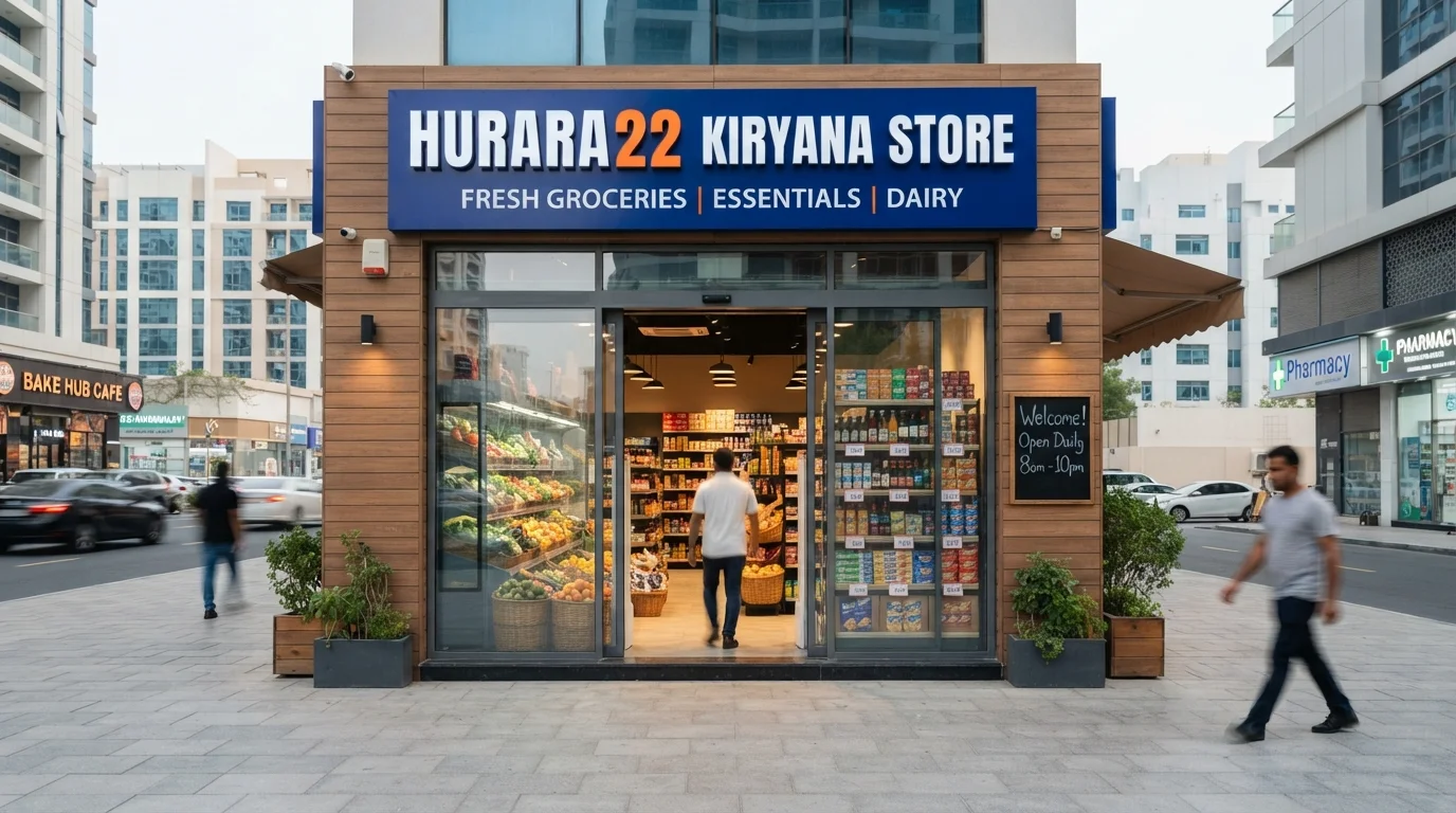 Hurara22 Kiryana Store in Batala Colony, Faisalabad