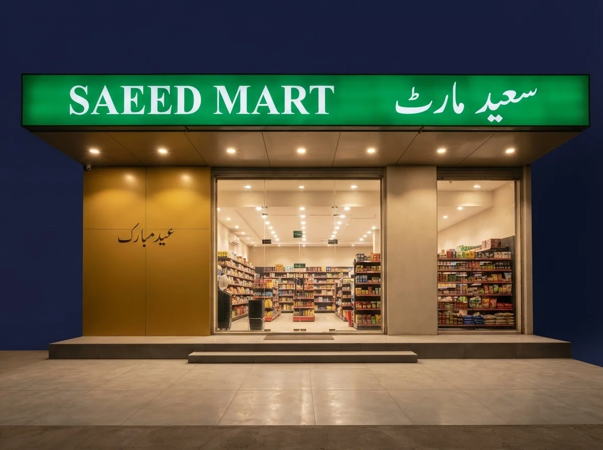 Saeed Mart in Jinnah Colony, Faisalabad