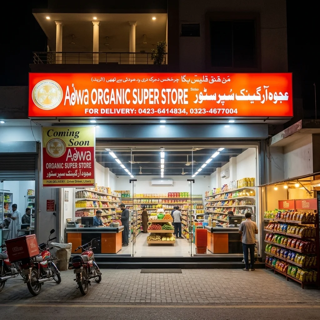 Ajwa Organic Super Store- Askari, Lahore.