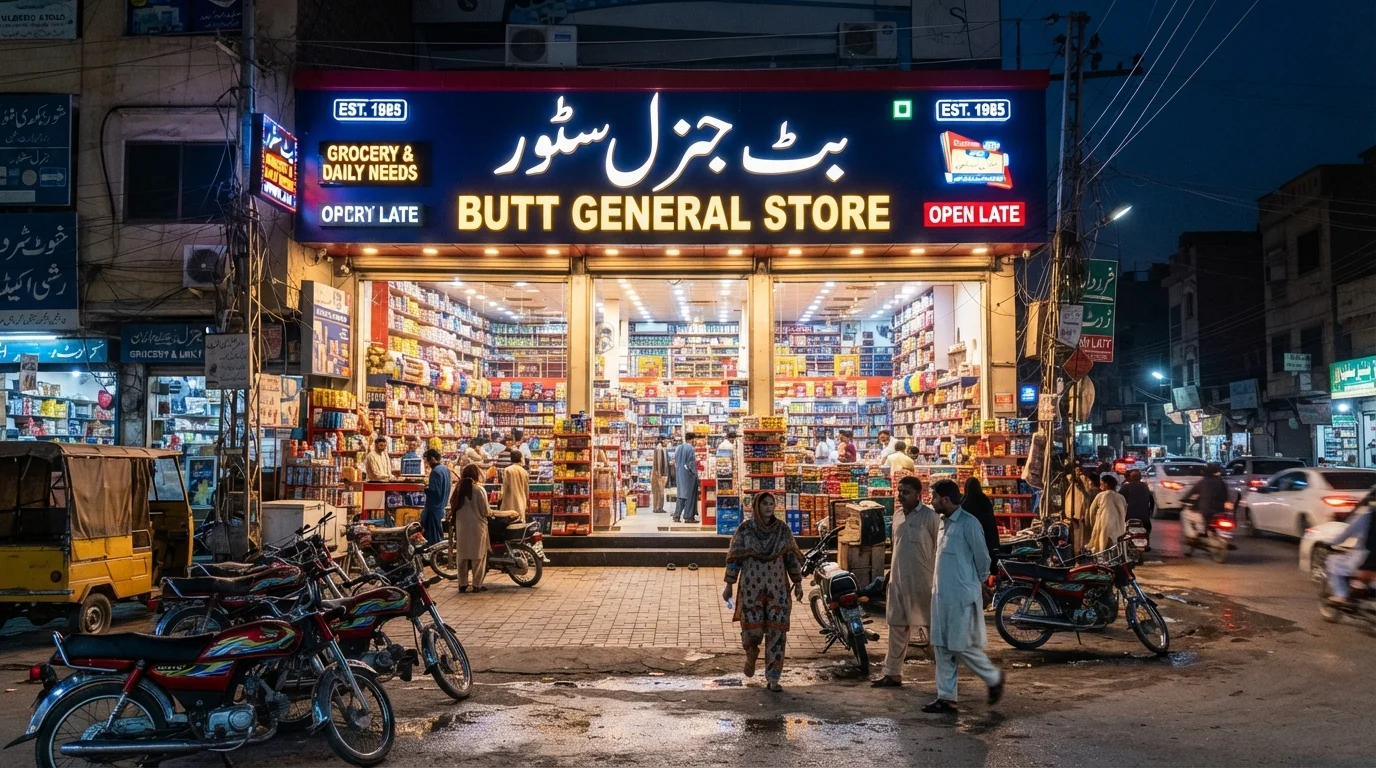 Butt General Store – Chak 279/RB Kalan, Faisalabad