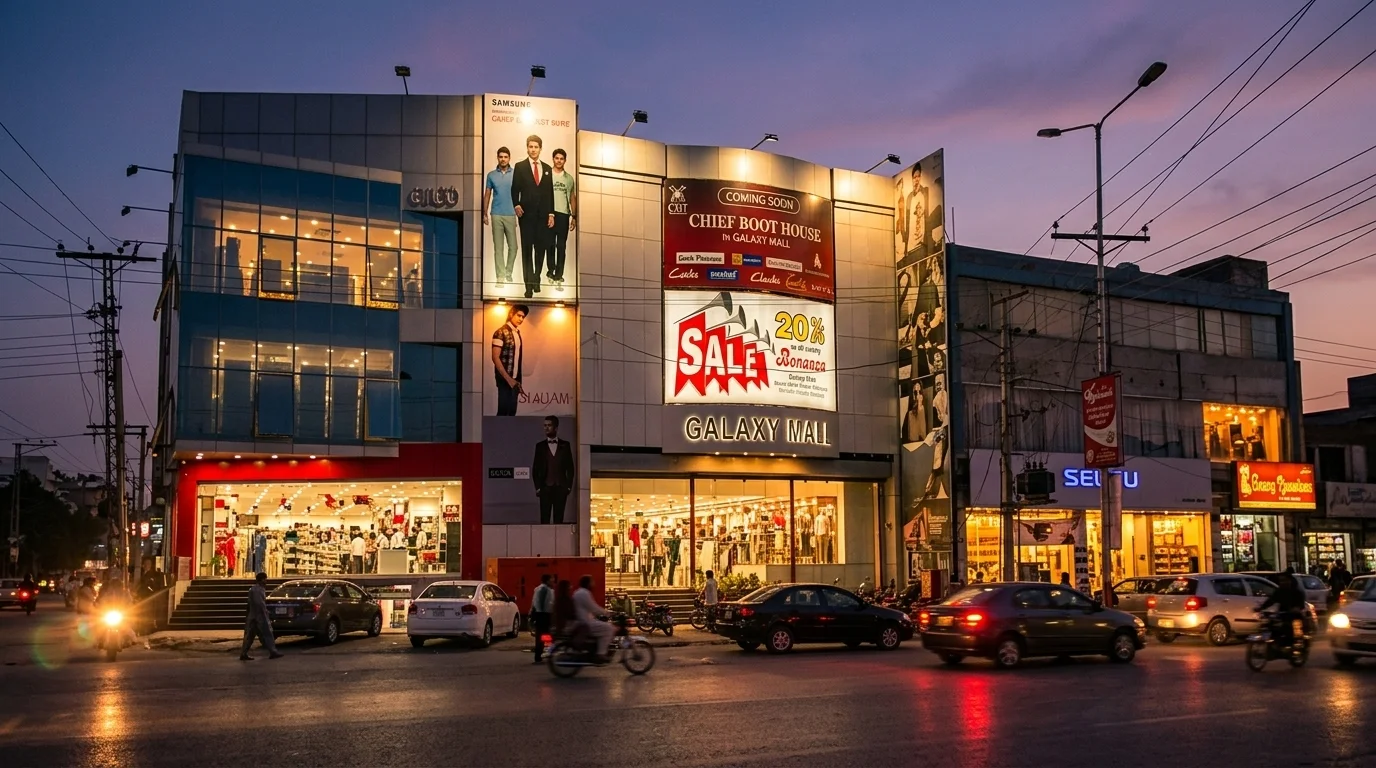 Galaxy Mall – D Ground, Faisalabad
