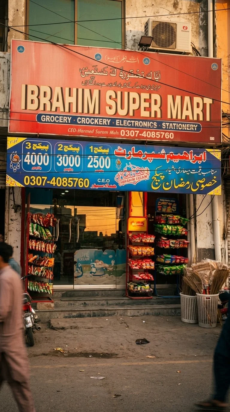 IBRAHIM SUPER MART- Askari, Lahore.