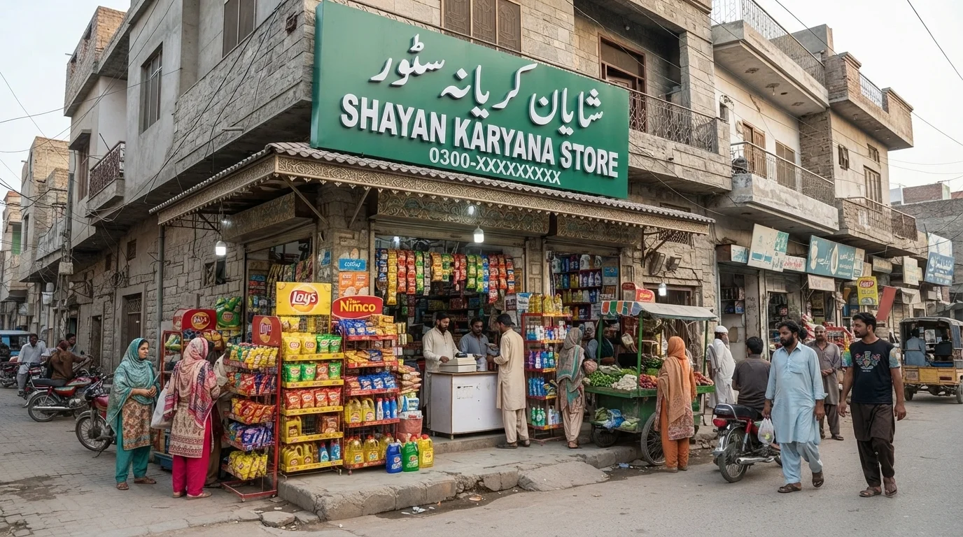 Shayan General Store – Shadman Town, Faisalabad