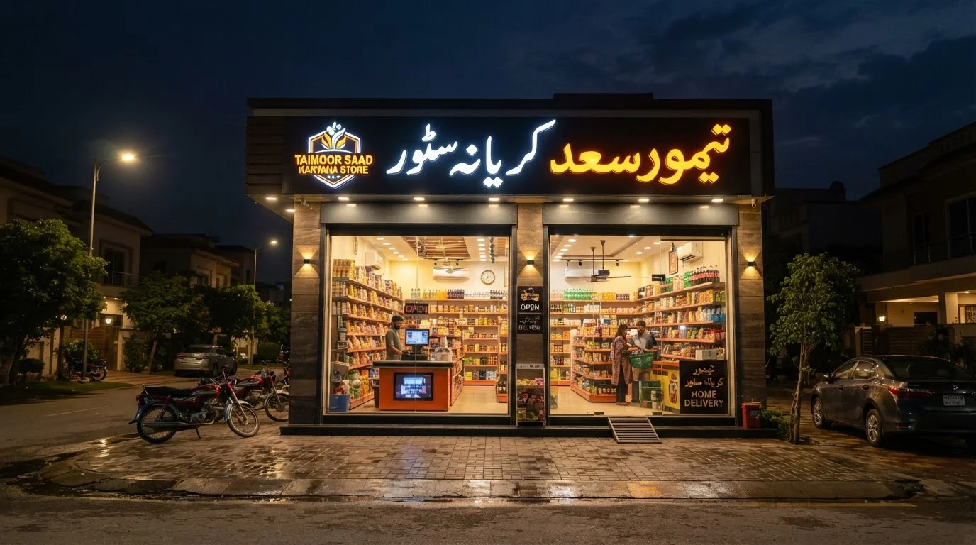 Taimoor Saad Karyana Store – FDA City, Faisalabad