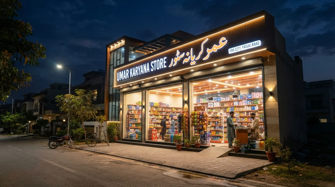 Umar Karyana Store – FDA City, Faisalabad
