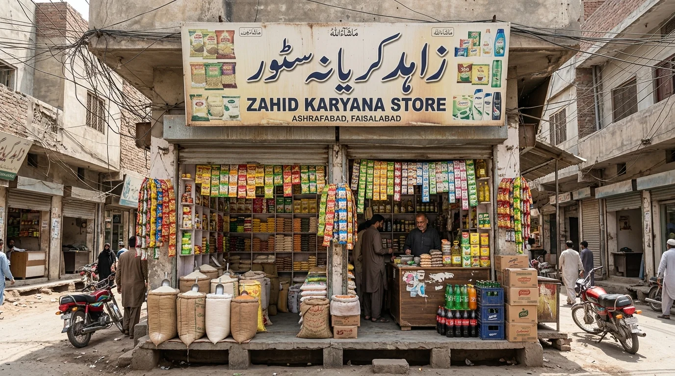 Zahid Karyana and General Store – Ashrafabad – Faisalabad