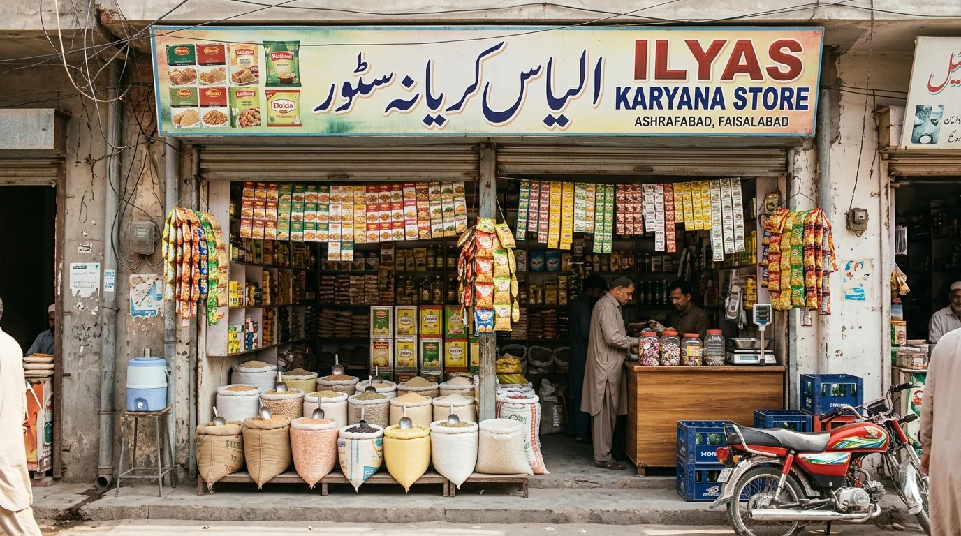 Ilyas Karyana Store – Jameelabad – Ashrafabad – Faisalabad