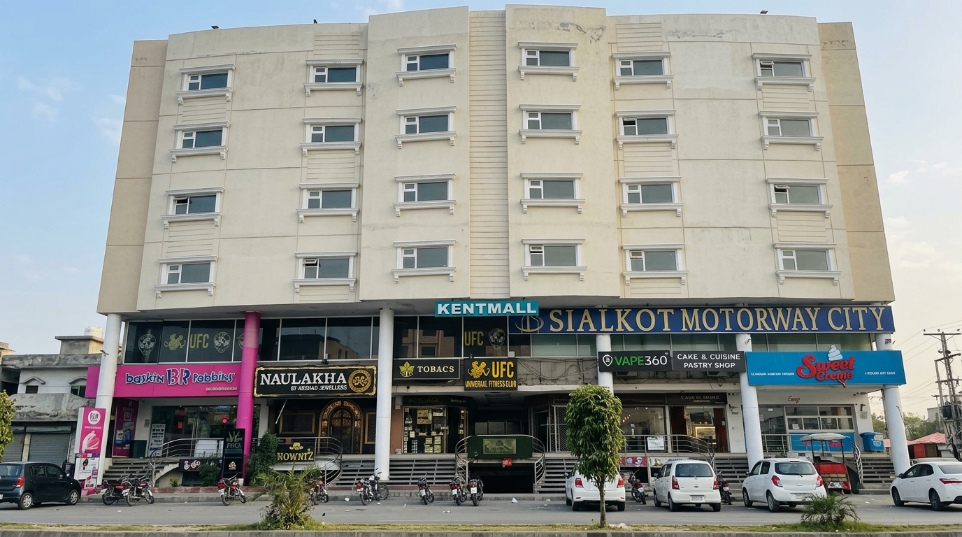 Kent Mall Shopping Centre – Sialkot Cantt